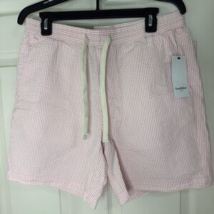 Goodfellow & Co Men's Pink Striped Shorts
